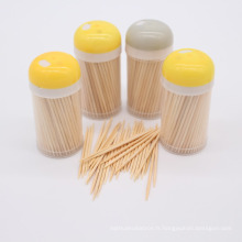 Cure-dents en bambou jetables diamètre 2,0 mm pour la décoration de table et les accessoires